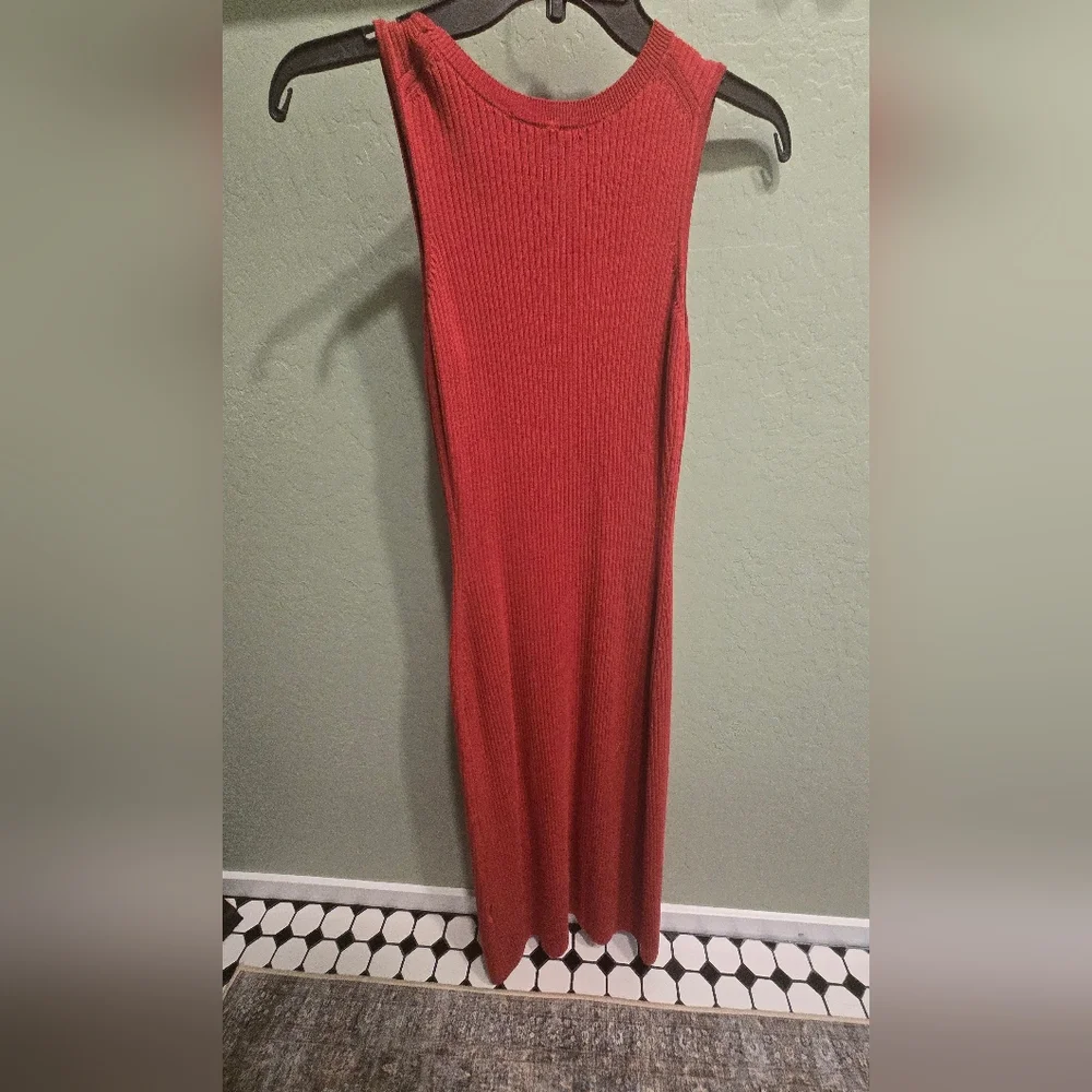 Uniqlo Cotton Blend Knit Sleeveless Dress SOLD OUT - Picture 3 of 6